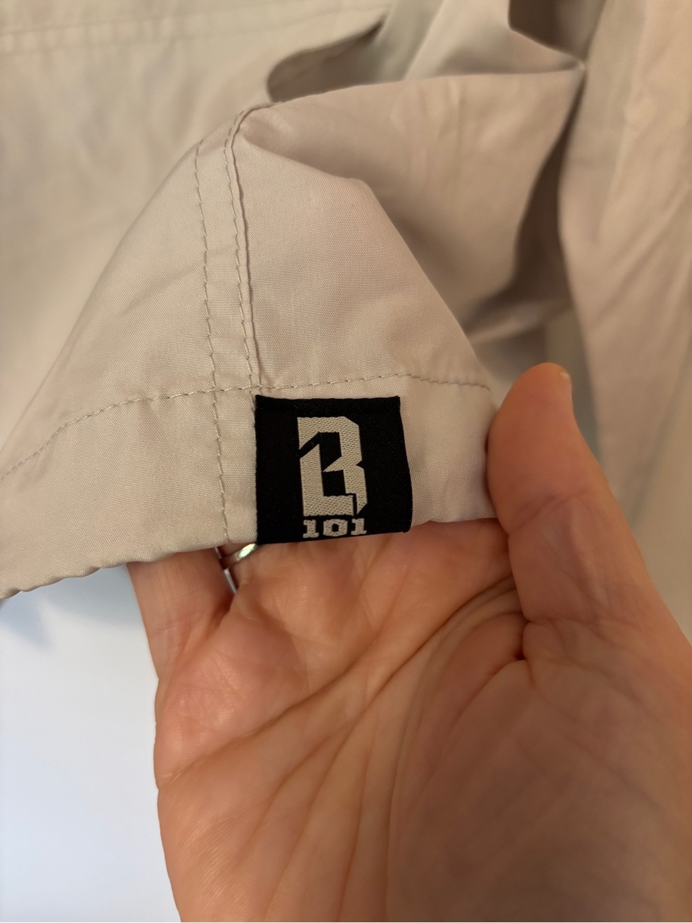 Baseball Lifestyle Mens Ghost Windbreaker Size XL Half Zip Off White Logo Flaw - Picture 6 of 16